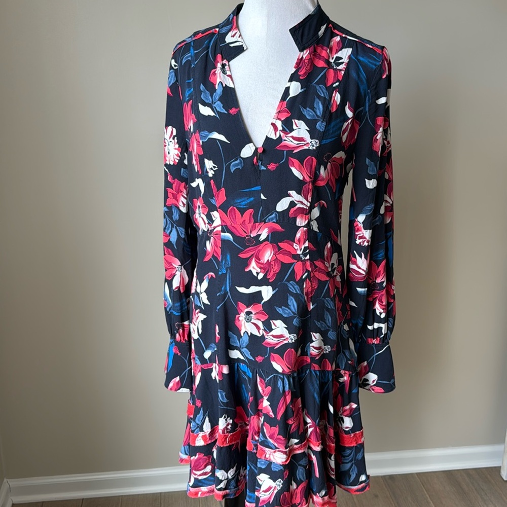 Tanya Taylor Tulip Poppy Floral Silk Dress - Picture 3 of 10